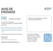 Avis de passage -...