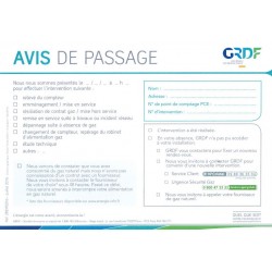 Avis de passage (50 ex)