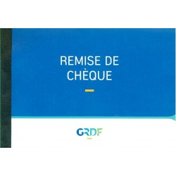 Carnet de remise de chèque...